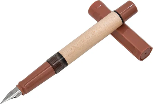 Vista 2 de Jinhao - Pluma estilográfica de madera 62, pluma de tinta extra fina con convertidor de tinta para la escuela y la oficina bolígrafos de escritura