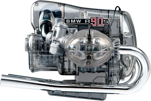 Vista 6 de Franzis BMW R/90-S - Kit de modelo de motor doble plano con manual del coleccionista