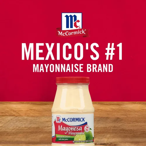 Vista 17 de McCormick Mayonesa (mayonesa) con jugo de lima, producto auténtico de México, para añadir sabor cremoso a mayonesa con lima picante a sándwiches