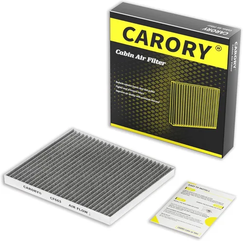 Vista 56 de Filtro de aire de cabina con carbón activado para Toyota Camry (2002-2006), Sienna (2004-2010), Avalon (2000-2004), Lexus RX350 (2007-2009), ES330