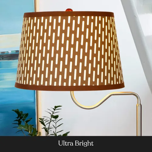 Vista 4 de Brightech Madison - Mesa auxiliar con lámpara combinada, lámpara de escritorio con almohadilla de carga inalámbrica y puerto USB, lámpara de lectura