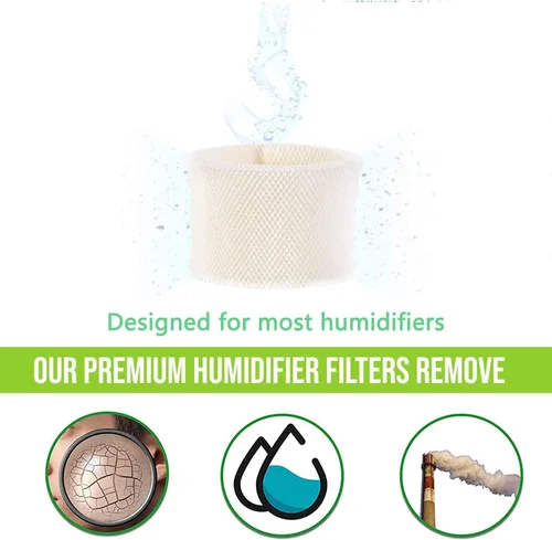 Vista 7 de Paquete de 4 filtros de mecha de humidificador de repuesto compatibles con Emerson MAF-1, se adapta a MA0950, MA1200, MA1201, MA09500, MA12000
