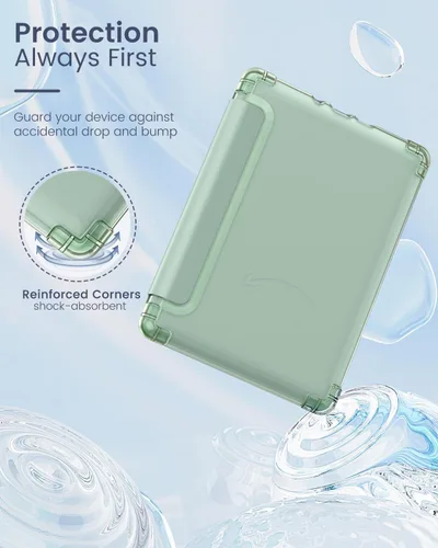 Vista 3 de MoKo Funda para Kindle Paperwhite de 6.8" 11ª generación 2021 y Kindle Paperwhite Signature Edition, ultra transparente, suave, flexible