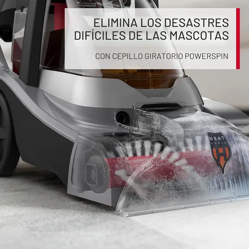 Vista 6 de Hoover PowerDash Pet Advanced - Máquina limpiadora de alfombras compacta con limpieza de superficies elevadas, máquina de champú de alfombras
