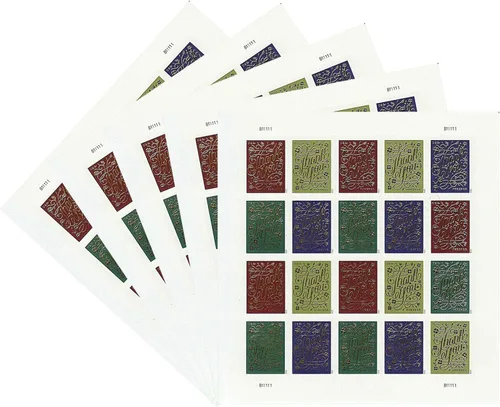 Vista 10 de USPS Thank You (Hoja de 20) Sellos Postage Forever 2020 Scott #5519-5522