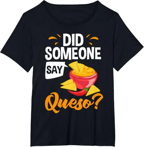 Vista 29 de Queso Dip Camiseta Chile con Queso Salsa Mexican Chips Chile con Queso, Negro
