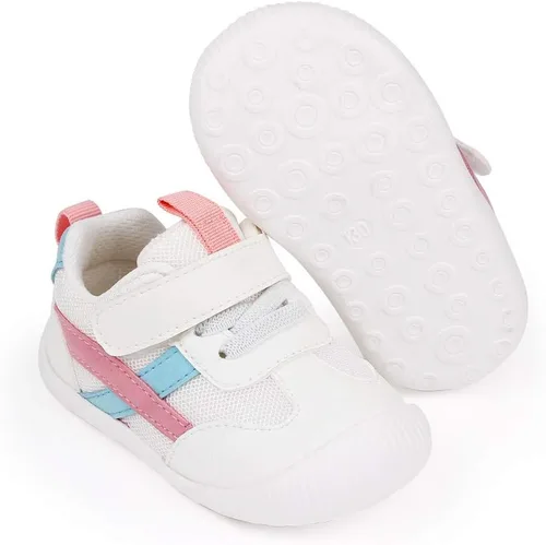 Vista 6 de Zapatos de bebé para niños y niñas, primeros caminantes, animales lindos, tenis para niños pequeños, suela de goma