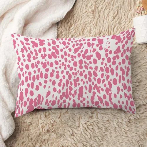 Vista 36 de ArogGeld Funda de cojín lumbar con estampado de leopardo y guepardo negro, funda de almohada para sofá, con manchas de animales marrones y negros