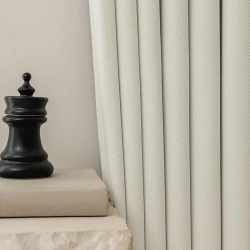 Vista 8 de FMFUNCTEX - Cortinas 100% opacas color beige de 40 x 63 pulgadas para dormitorio, 2 paneles Black out Drapes, Thermal Insulated Noise Reducing