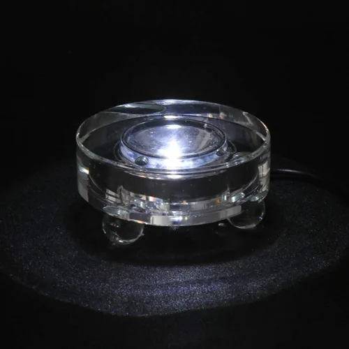 Vista 5 de Uonlytech Base de lámpara de mesa con luces LED, base iluminada para cristal de resina, arte de resina, soporte de arte de vidrio, enchufe de EE.