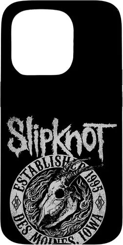 Vista 14 de Funda negra oficial de Slipknot Goat Flames para iPhone 17