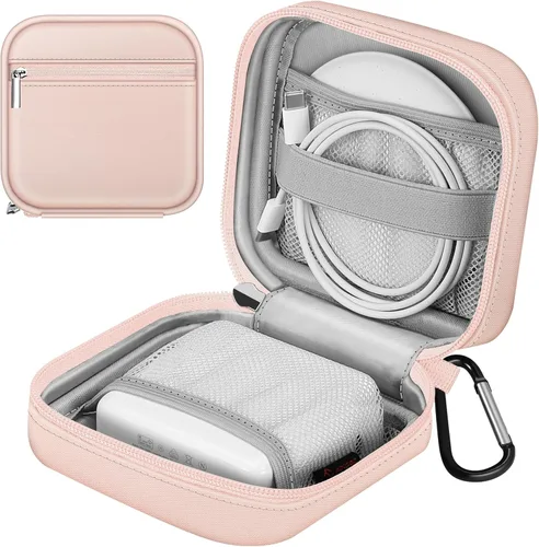 Vista 10 de FINPAC Funda de cargador para MacBook, pequeña bolsa organizadora Negro y gris