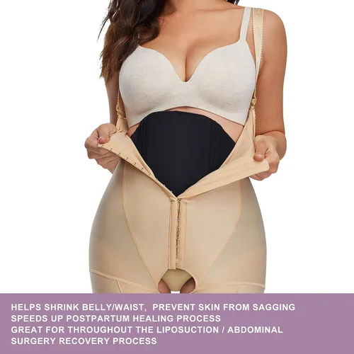 Vista 3 de YERKOAD Tabla de compresión abdominal para aplanar el vientre, tablero lumbar poscirugía Lipo Back Foam Board recuperación posparto