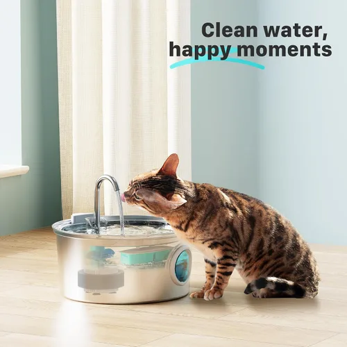 Vista 7 de FOFNON Filtros de fuente de agua para gatos: 12 filtros de repuesto para fuente de agua para mascotas FOFNON - Juego de 3 meses de filtro de fuentes