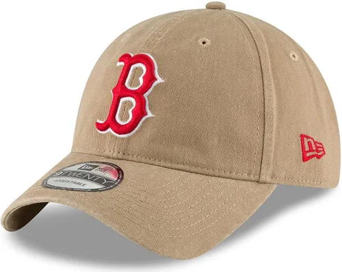Vista 19 de New Era MLB Khaki Core Classic 9TWENTY - Gorra ajustable de tamaño único Atlanta Braves