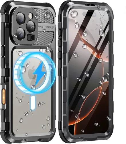 Vista 18 de WIFORT Funda impermeable para iPhone 13 Pro, cuerpo completo de metal 360 [IP68 a prueba de agua] [protector de pantalla integrado]