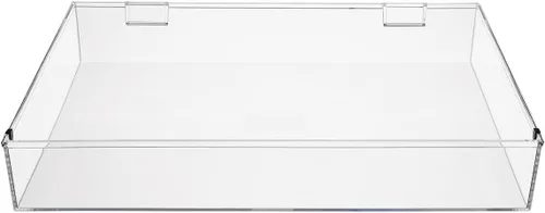 Vista 3 de Cubierta antipolvo de acrílico transparente de 0.118 in para Audio-Technica AT-LP3, tocadiscos LP3X, cubierta de tapa de ajuste personalizado