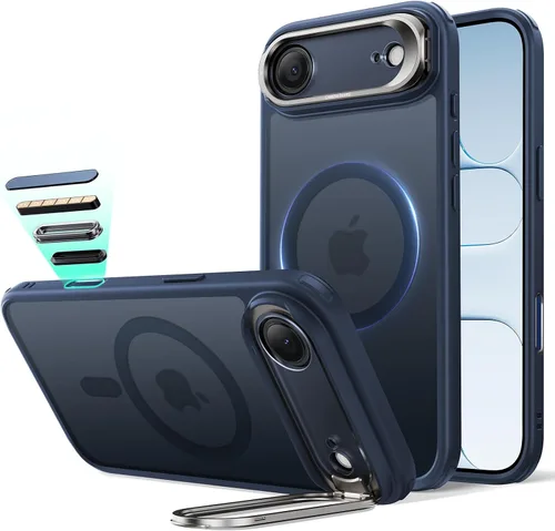 Vista 71 de ESR Funda para iPhone 13 Pro, compatible con MagSafe, protección de grado militar a prueba de golpes, soporte de anillo de cámara integrado, funda