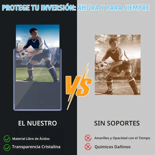 Vista 4 de DEDC 200 cargadores superiores para tarjetas de intercambio de tarjetas coleccionables deportivas suaves fundas de plástico duro de 35 puntos
