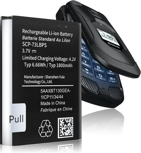 Vista 6 de Batería SCP-69LBPS / SCP-63LBPS para Kyocera DuraXV Series, [3.7V 7.4Wh] Compatible E4510/E4520/E4610/E4710/E4281, FCC/CE/RoHS, protección contra