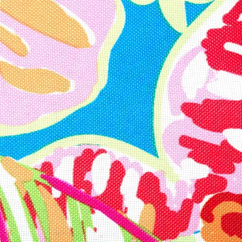 Vista 2 de DII Summer Floral - Colección de mesa para exteriores, resistente a las manchas y al agua, juego de servilletas, floral