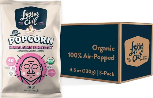 Vista 28 de LesserEvil Palomitas de maíz orgánicas "Avocado-licious", exclusivo de Amazon, calidad premium, mínimamente procesado, sin aceite vegetal, 4.6