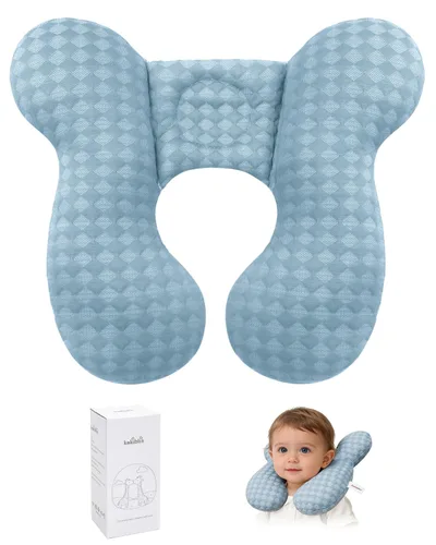 Vista 17 de Kakiblin - Almohada de cuello para bebé, almohada de apoyo para bebé mejorada, almohada para la cabeza del bebé, almohada de apoyo para el cuello
