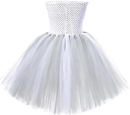 Vista 3 de IBAKOM Disfraz de Halloween aterrador para niños 2 piezas vestido de novia de esqueleto trajes de boda de la muerte para niños pequeños disfraz