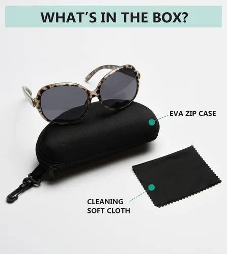 Vista 7 de Eyekepper Gafas de sol bifocales para mujer, lentes de sol para lectura de sol de gran