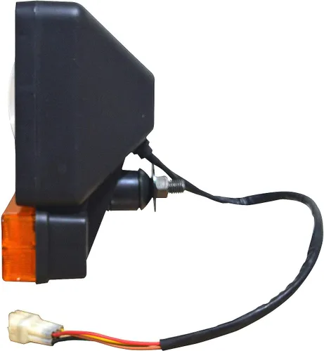 Vista 7 de Retroexcavadoras Cargadoras Faro JCB Piezas Montaje Ámbar/Transparente Lente faro con bombillas de 12 V Compatible para JCB 2CX 3C 3XC 4CX