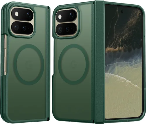 Vista 98 de FNTCASE - Funda para iPhone 16 Pro: magnética, mate, translúcida, de grado militar, protectora contra caídas, resistente, fina, duradera y a prueba