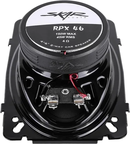 Vista 5 de Skar Audio RPX46 Sistema de altavoces coaxiales de 150 W, 2 vías, 4 x 6 pulgadas, par