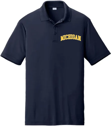 Vista 40 de State Sports Fan Wear Performance - Polo para hombre que absorbe la humedad Misuri