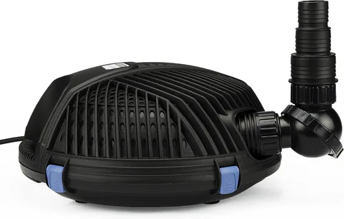 Vista 3 de Aquascape Aquaforce Bomba asincrónica de agua con jaula protectora para estanques, lagos pequeños y cascadas, Negro