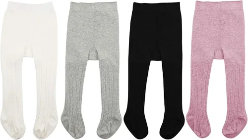 Vista 2 de Century Star Medias para niñas, mallas gruesas para niñas, mallas para recién nacidos, leggings para bebés, ropa de invierno para bebé niña