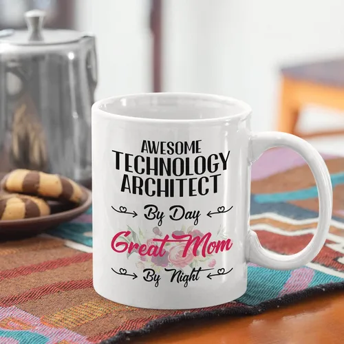 Vista 31 de Mother's Day Gift From Daughter, Son To Mom 11oz, 15oz White Ceramic Mug - Gis Manager