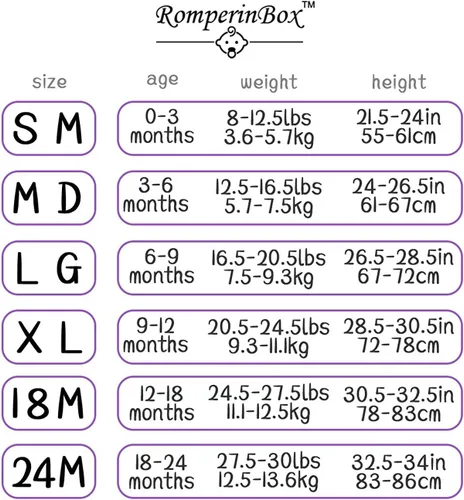 Vista 2 de ROMPERINBOX Unisex Baby Onsies Solid Baby Bodysuit Romper Blank for 0-24 Months Boys Girls