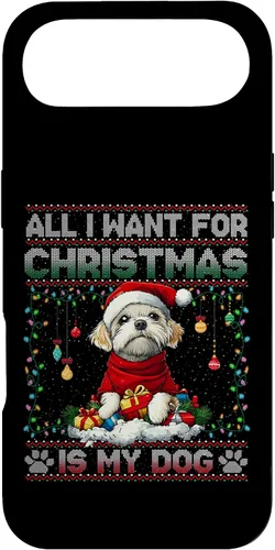 Vista 27 de Maltese Christmas Tree Lights Decorations Dog Lover Xmas Case for iPhone 16