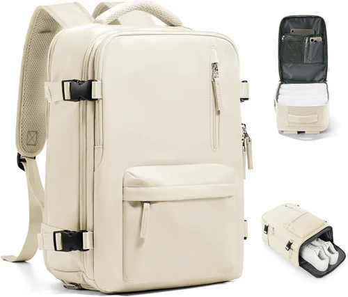 Vista 46 de VGCUB Mochila grande de viaje para trabajo, negocios, mochila para computadora portátil aprobada para vuelo, para mujeres y hombres, mochila