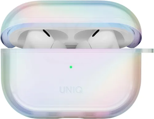 Vista 2 de UNIQ IRIDESCIA Airpods Pro 2 Funda transparente de cuarzo Holo (cuarzo holo)