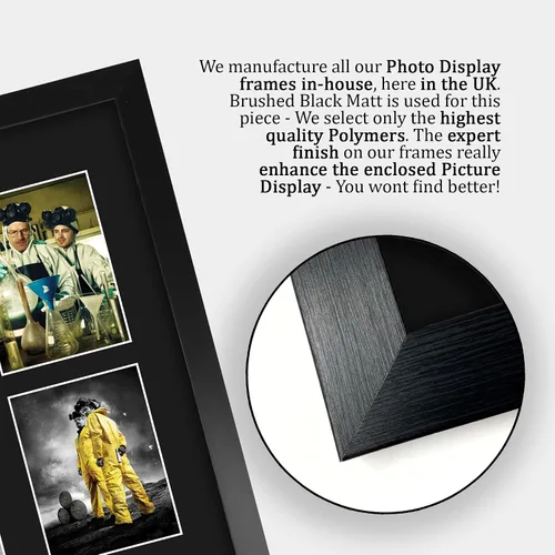 Vista 6 de HWC Trading Bryan Cranston & Aaron Paul Breaking Bad Walter White & Jesse Pinkman 16 x 12 pulgadas (A3) - Regalos impresos con autógrafo
