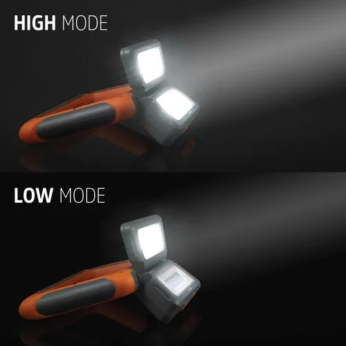 Vista 5 de Energizer Linterna LED recargable, luz de trabajo brillante de varios paneles, linterna de campamento resistente al agua, cable de carga micro USB