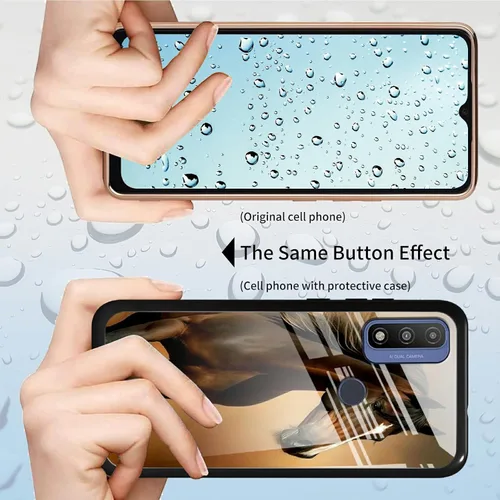 Vista 392 de Funda para Motorola Moto G Stylus 5G 2021 de vidrio templado, funda negra con diseño de mujer negra africana para mujeres y hombres, antiarañazos, a