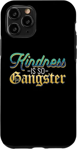 Vista 28 de Motivational Kindness is So Gangster Nice People Case for iPhone 17