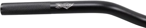 Vista 7 de POWER JAMES Manillar Recto de Arrastre 100% Aluminio Negro Compatible con Harley Davidson Street Bob, Low Rider ST, Dyna FXD, Road King 1.0