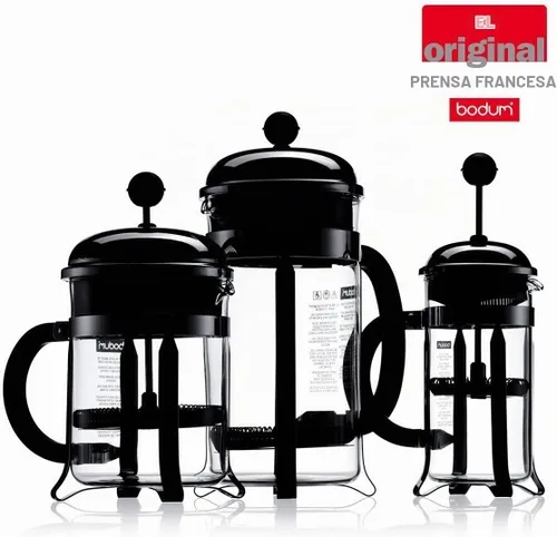 Vista 6 de BODUM Chambord - Cafetera de prensa francesa de 3 tazas, cobre, 0.35 l, 12 onzas