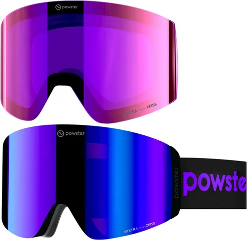 Vista 15 de Ski Goggles Snow OTG Snowboard Goggles Magnetic Interchangeable Lens Frameless UV Protection Anti-fog mobile Skating