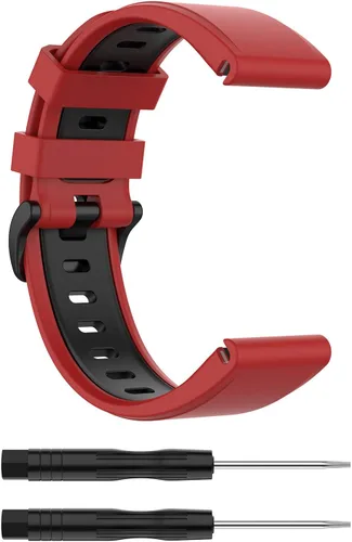 Vista 4 de Paquete de 2 correas de reloj compatibles con Garmin Forerunner 955/955 Solar/945/935/745 Sport Quick Fit Pulsera para Garmin Instinct, Instinct 2