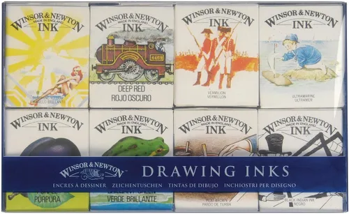 Vista 10 de Winsor & Newton tinta para dibujar - Pack de colección Henry