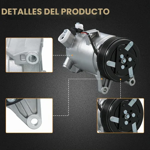Vista 2 de Compresor de CA con embrague de A/C CO11319C Reemplazo para Nissan Maxima Murano 2009-2014 Quest 2011-2015 Pathfinder 2013-2015 3.5L